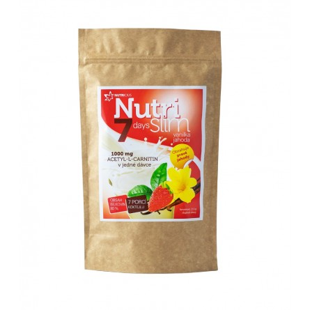 Nutricius NutriSlim vanilka jahoda 210 g