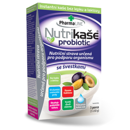 Nutrikaše probiotic se švestkami 3x60 g