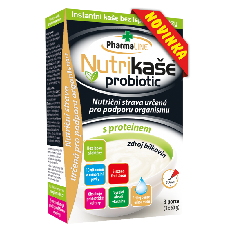 Nutrikaše probiotic s proteinem 3x60 g