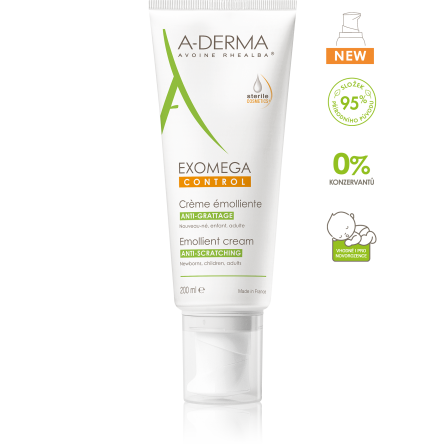 A-DERMA Exomega CONTROL Emolienční krém 200 ml