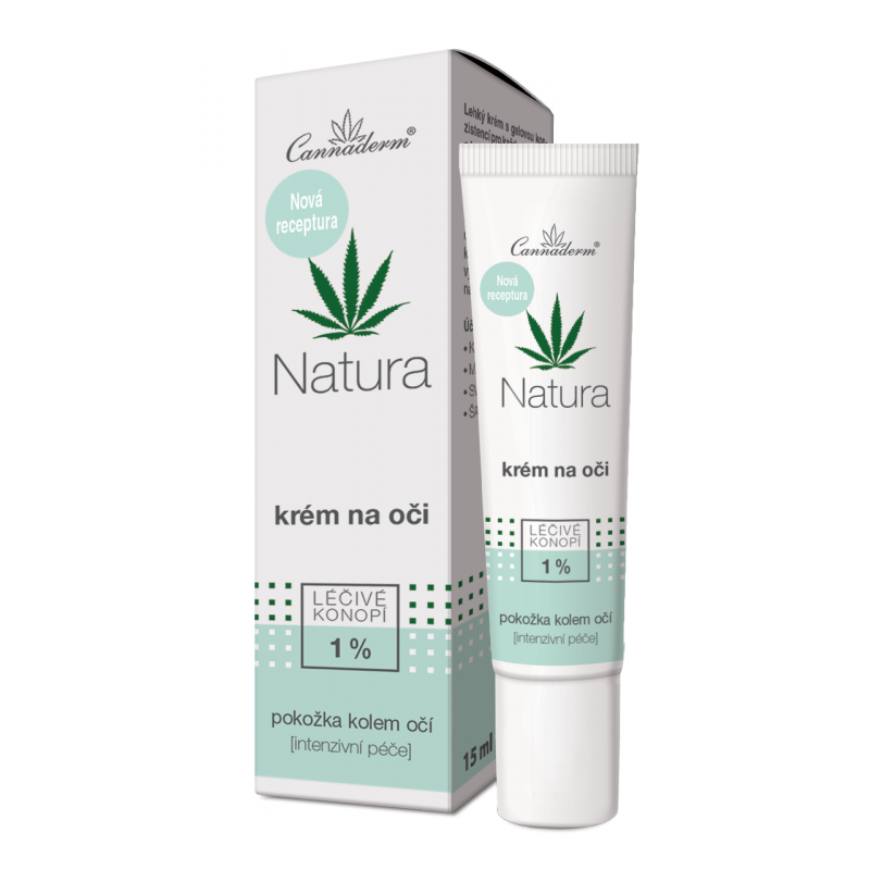 Cannaderm Natura krém na oči 15 ml