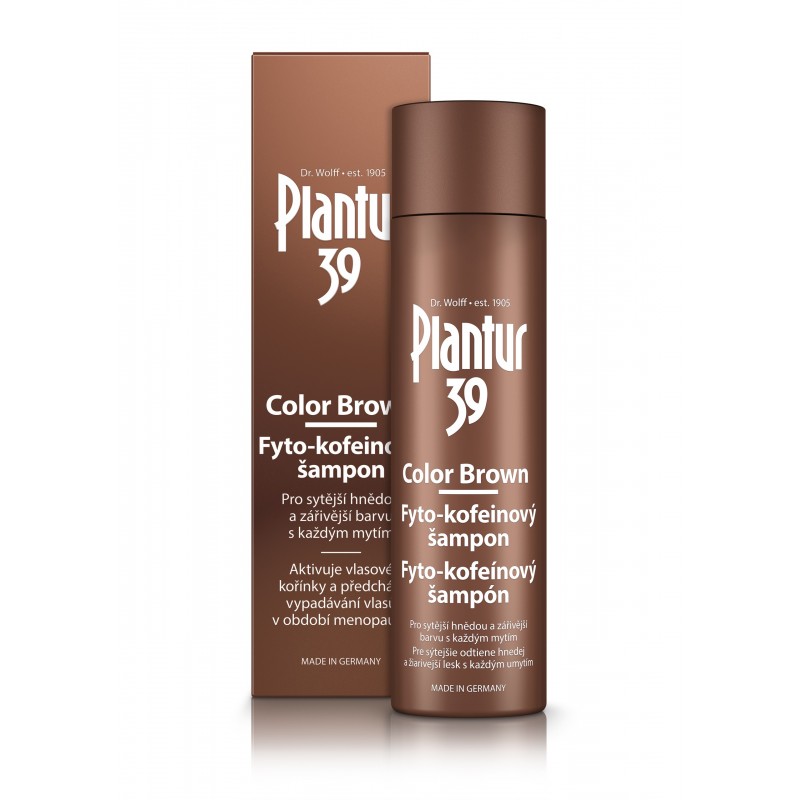 Plantur39 Color Brown Fyto-kofeinový šampon 250 ml