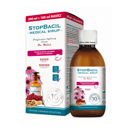 Dr. Weiss STOPBACIL Medical sirup 200+100 ml