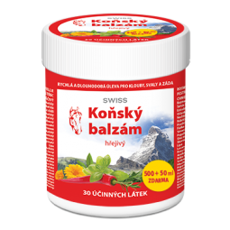 SWISS Koňský balzám hřejivý 500+50 ml