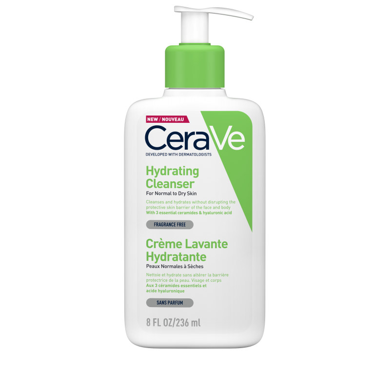 CERAVE Hydratační čisticí gel na obličej a tělo 236 ml