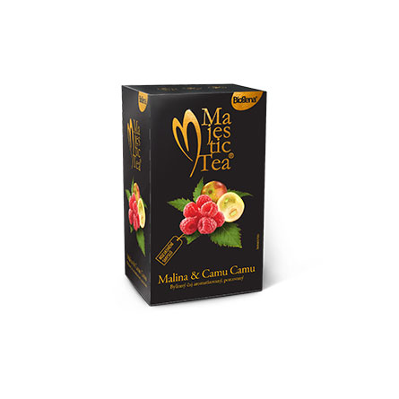 BIOGENA Majestic Tea Malina & Camu Camu porcovaný čaj 20x2