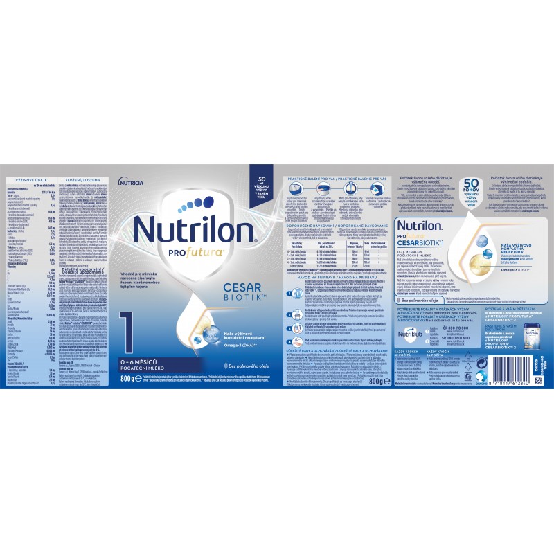 NUTRILON 1 Profutura Cesarbiotik 800 g