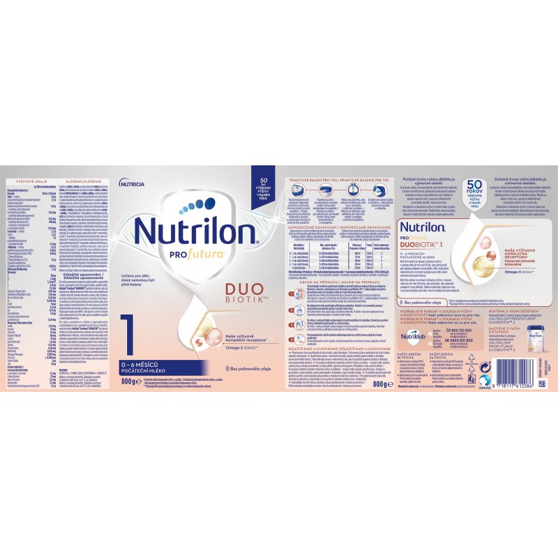 NUTRILON 1 Profutura Duobiotik 800 g