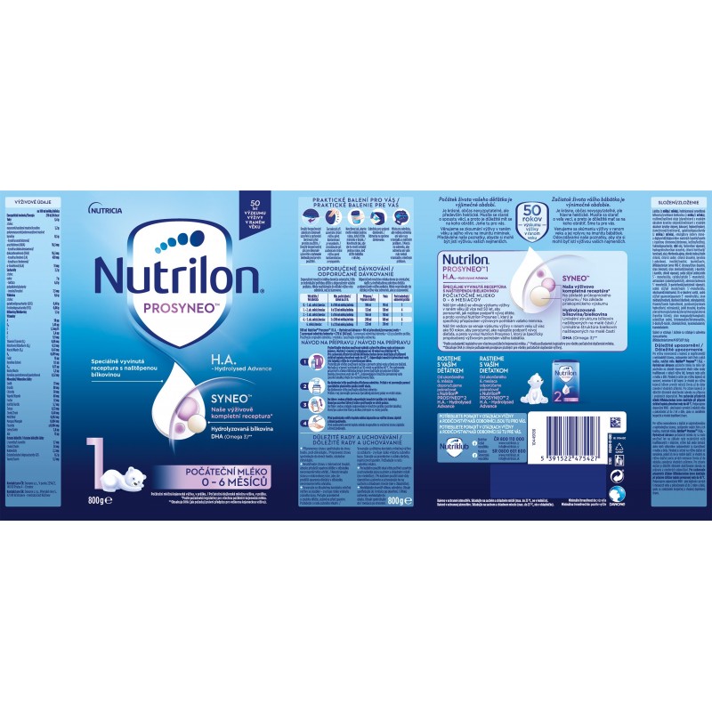 NUTRILON 1 Prosyneo H.A. 800 g