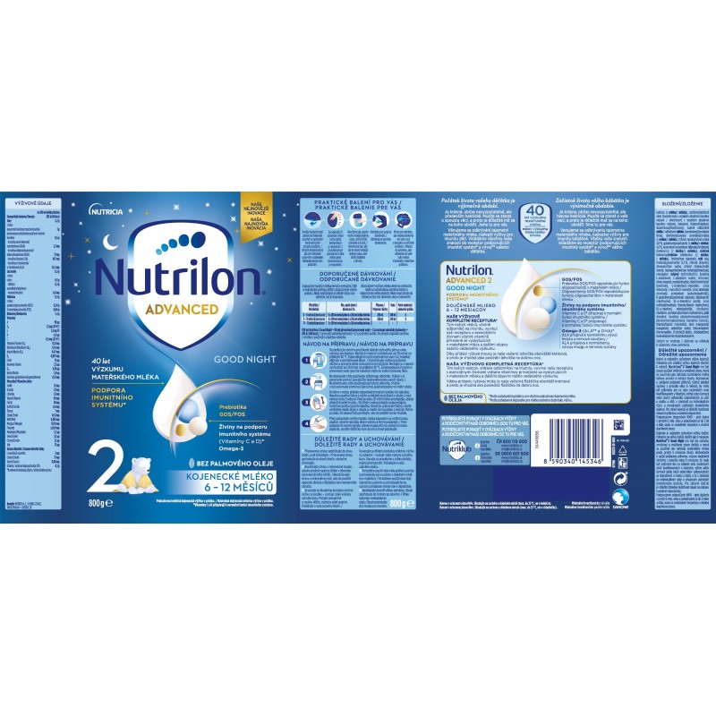 NUTRILON 2 Advanced Good Night 800 g