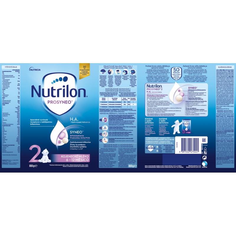 NUTRILON 2 Prosyneo H.A. 800 g