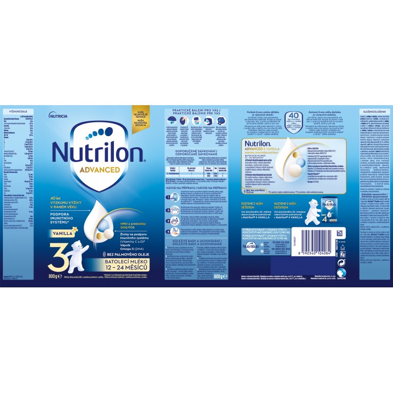 NUTRILON 3 Advanced Vanilla 800 g