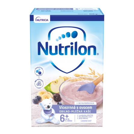 NUTRILON Vícezrnná kaše s ovocem 225 g