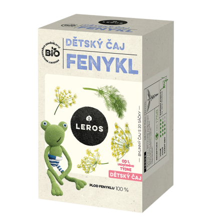 LEROS Dětský čaj Fenykl BIO 20x1.5 g