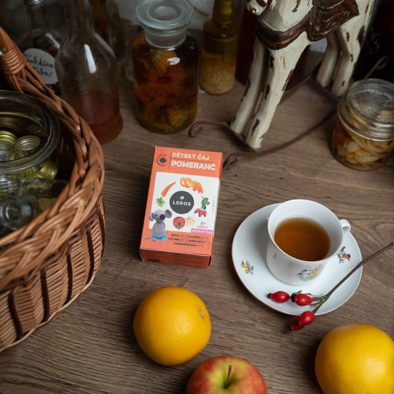 LEROS Dětský čaj Pomeranč 20x2 g