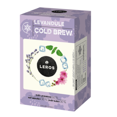 LEROS Cold brew levandule & meduňka 20x1 g