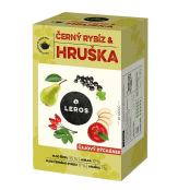 LEROS Čajový dýchánek černý rybíz & hruška 20x2.5 g