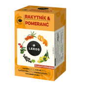 LEROS Čajový dýchánek rakytník & pomeranč 20x2 g