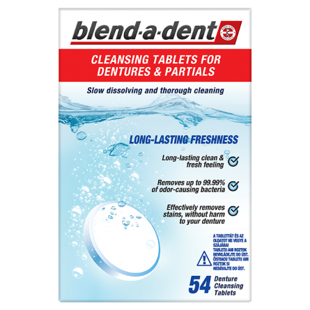 Blend-a-dent Freshness čisticí tablety 54 ks