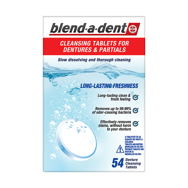 Blend-a-dent Freshness čisticí tablety 54 ks