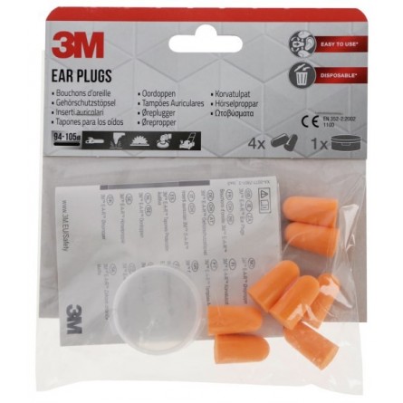 3M Chrániče sluchu zátkové s úložným boxem 8 ks
