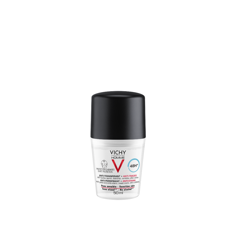 VICHY Homme Antiperspirant pro muže proti skvrnám 50 ml