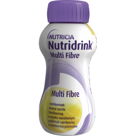 NUTRIDRINK Multifibre vanilka 4x200 ml