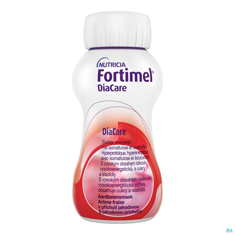 NUTRICIA Fortimel DiaCare jahoda 4x200 ml