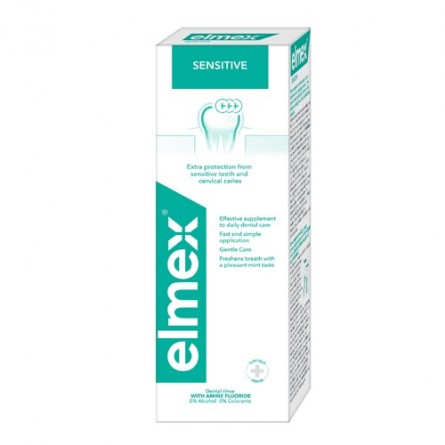 Elmex Sensitive Plus ústní voda 400 ml