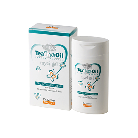Dr. Müller Tea Tree Oil mycí gel pro intimní hygienu 200 ml