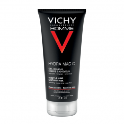 VICHY Homme MAG C Hydratacní povzbuzující sprchový gel na tělo a vlasy 200 ml