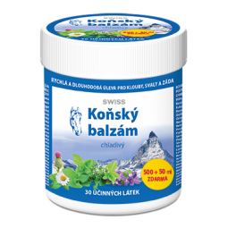 SWISS Koňský balzám chladivý 500+50 ml
