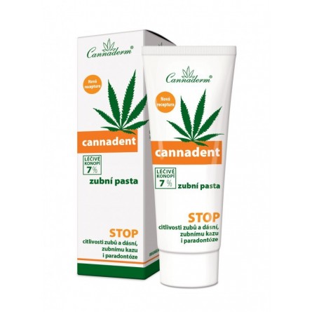 Cannaderm Cannadent zubní pasta NEW 75 g