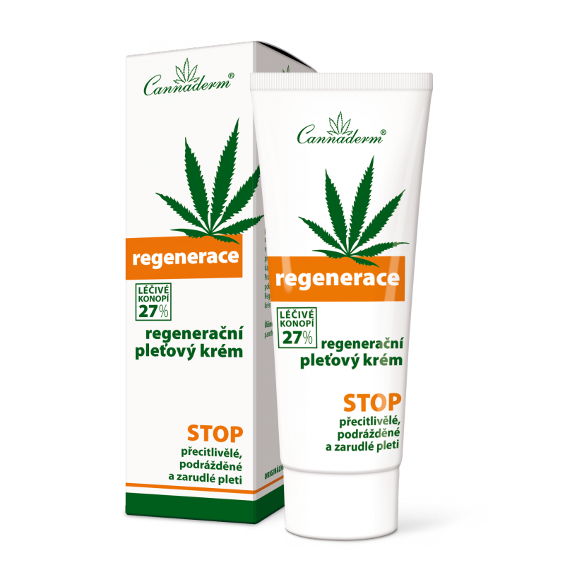 Cannaderm Regenerace pleťový krém 75 g