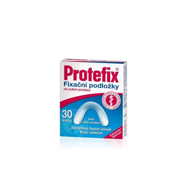 PROTEFIX Fixační podložky na zubní protézu dolní 30 ks