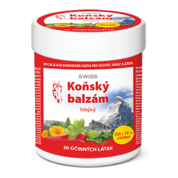 SWISS Koňský balzám hřejivý 250+50 ml