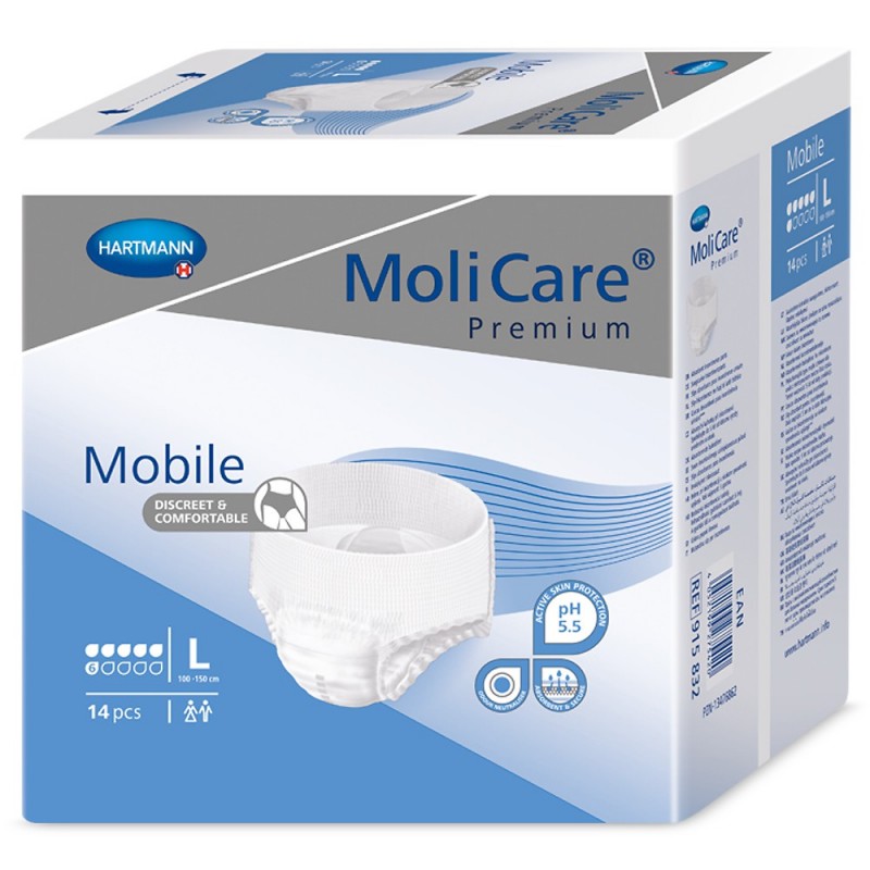 MoliCare Mobile 6 kapek vel. L inkontinenční kalhotky 14 kusů