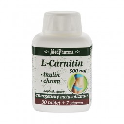 Medpharma L-Carnitin 500 mg + inulin + chrom 37 tablet