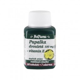 Medpharma Pupalka dvouletá 500 mg + vitamin E 37 tobolek