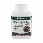 Medpharma Coenzym Q10 30 mg + vitamin E + selen 67 tobolek