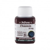 Medpharma Thiamin 50 mg – doplněk stravy s obsahem vitaminu B1 37 tablet