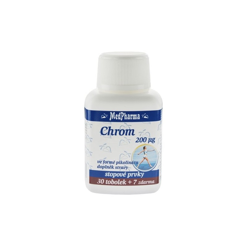 Medpharma Chrom 200 µg – ve formě pikolinátu 37 tobolek
