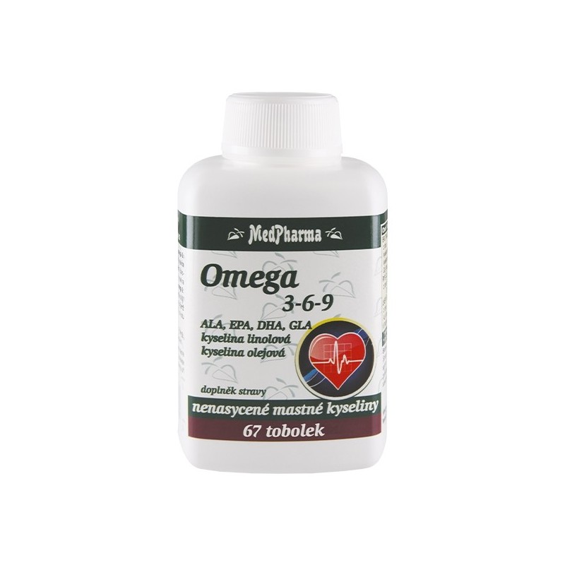 Medpharma Omega 3-6-9 67 tobolek