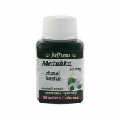 Medpharma Meduňka 50 mg + chmel + kozlík 37 tablet