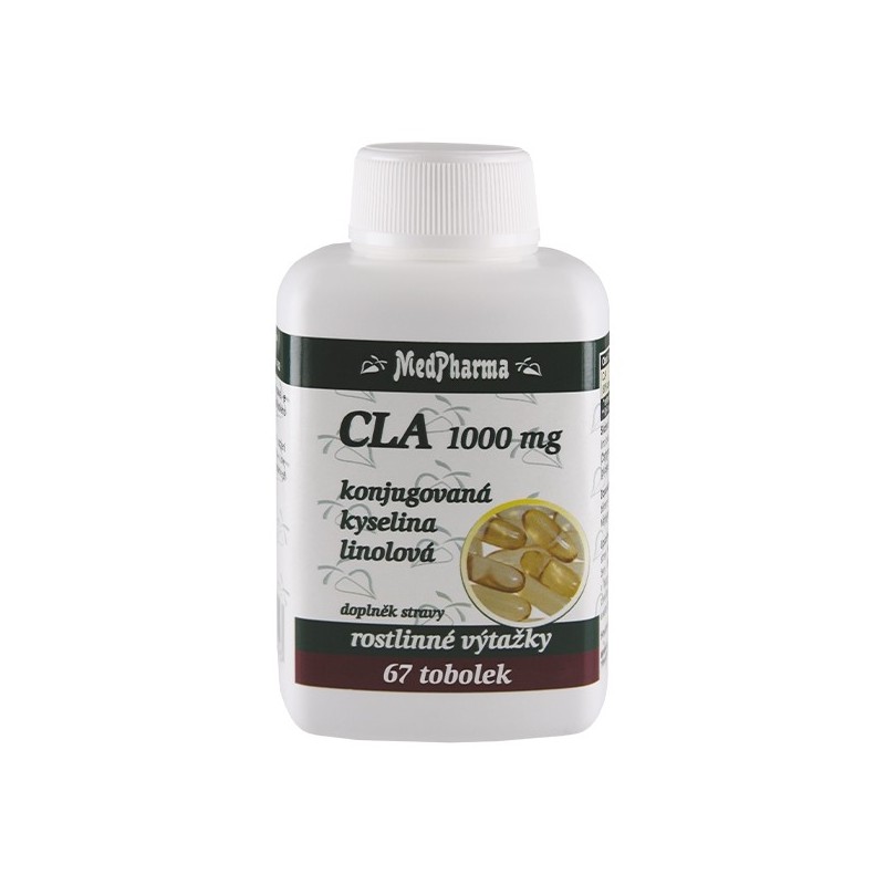 Medpharma CLA 1000 mg – konjugovaná kyselina linolová 67 tobolek