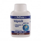 Medpharma Vápník 600 mg + vitamin D 37 tobolek