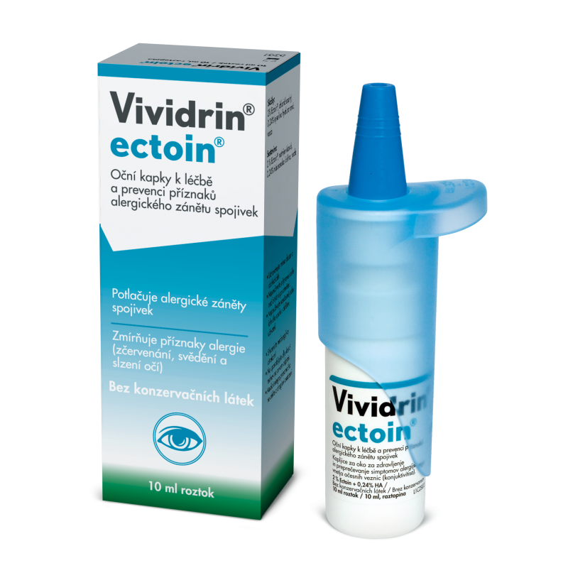 Vividrin ectoin oční kapky 10 ml