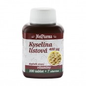 Medpharma Kyselina listová 400 µg 107 tablet