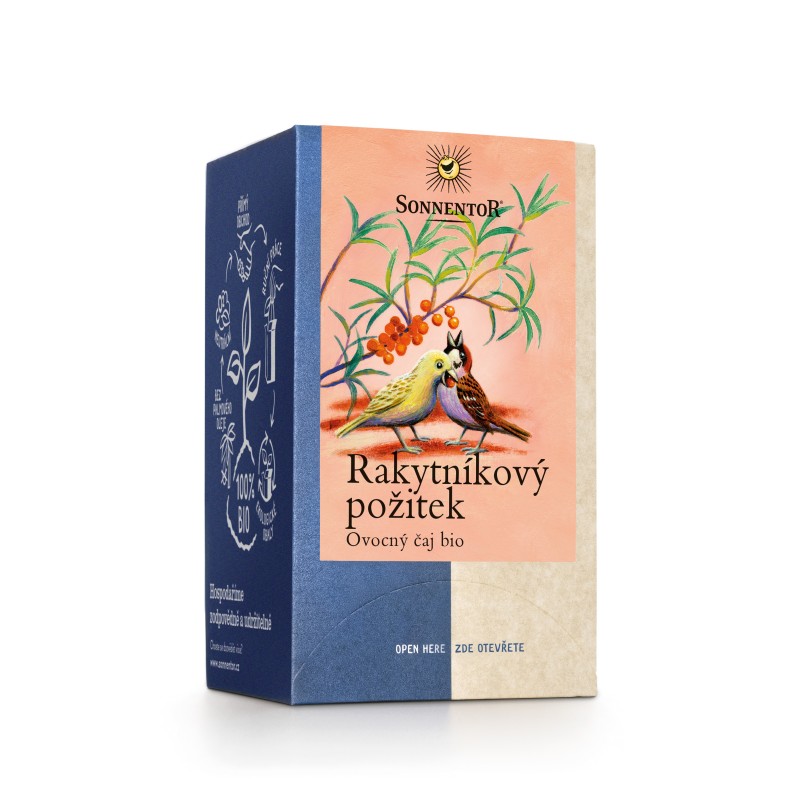 SONNENTOR Rakytníkový požitek 18 nálevových sáčků SONNENTOR Rakytníkový požitek 18 nálevových sáčků