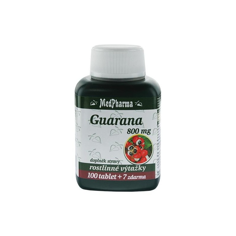 Medpharma Guarana 800 mg 107 tablet